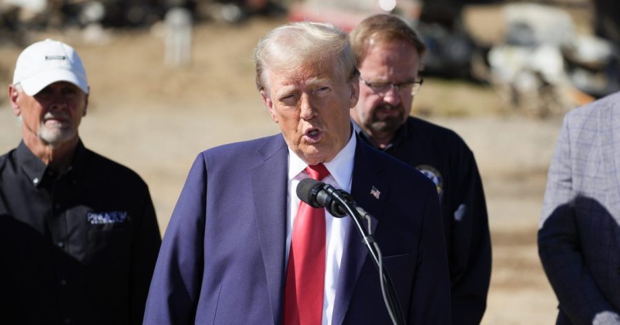 Trump makes more debunked claims about FEMA as he visits storm damaged North Carolina