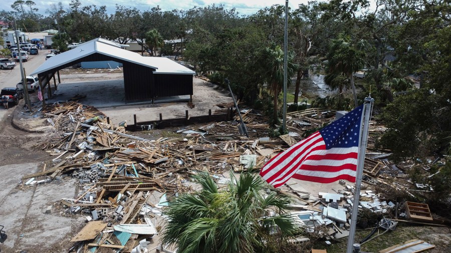 Hurricane Helene scrambles politics in North Carolina, other battleground states